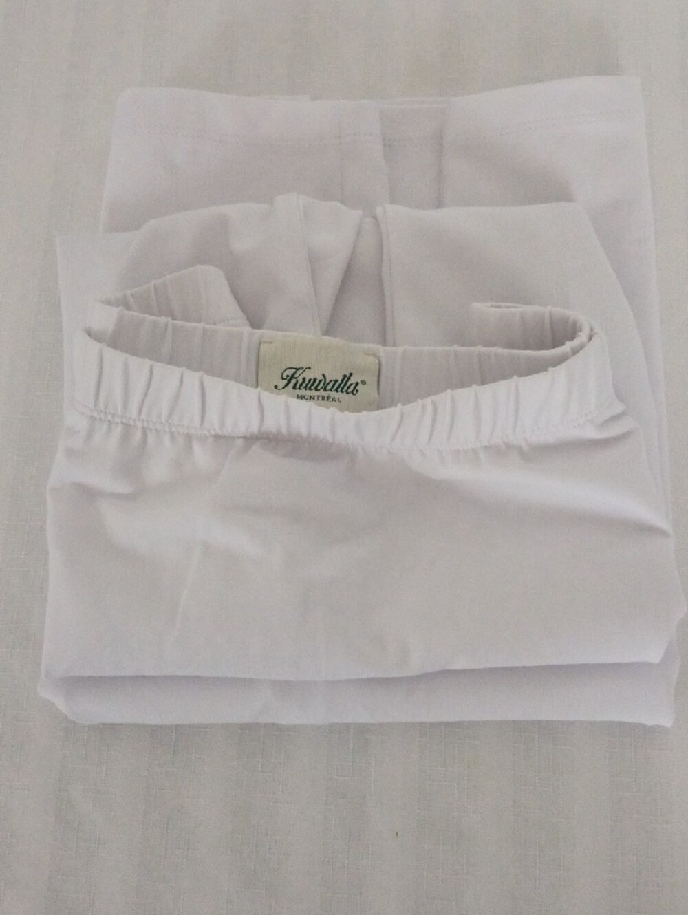 Kuwalla Montreal White Pencil Skirt with Elastic Waist